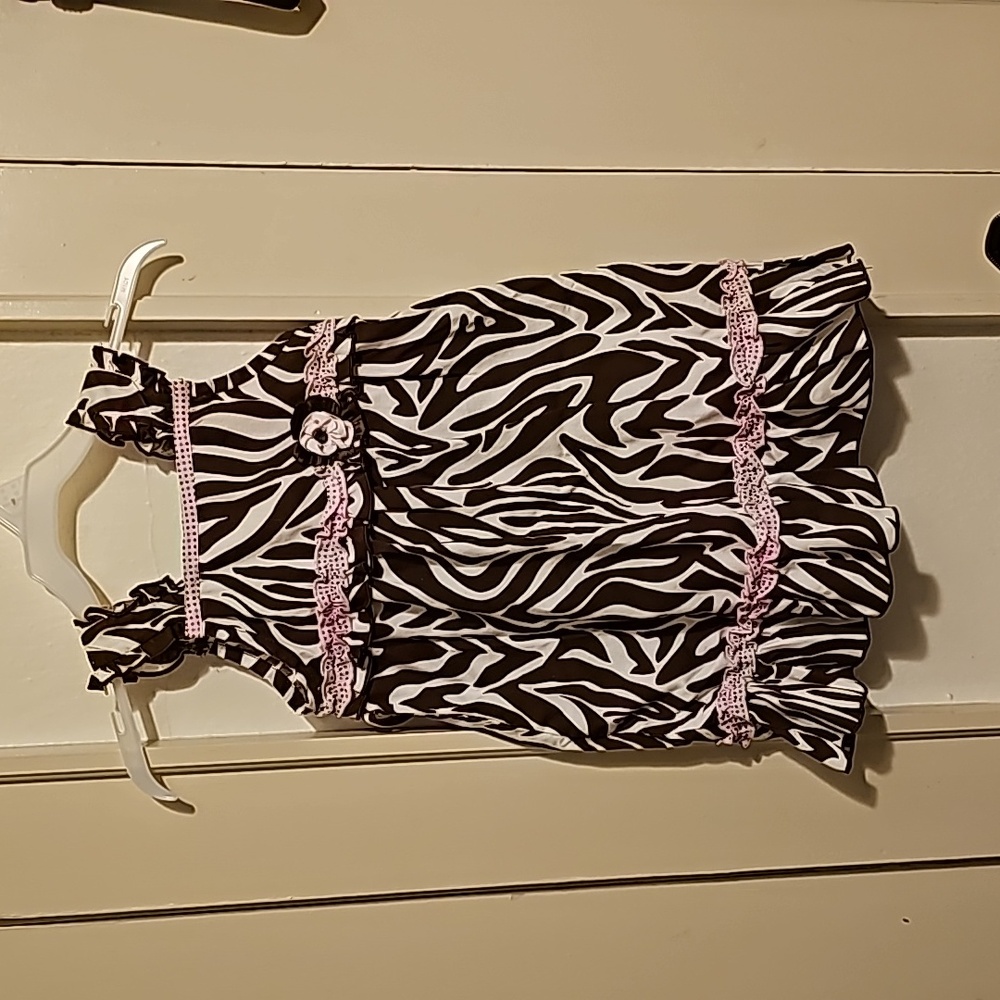 Jenny & Me Animal Print, Sleeveless Dress 4T